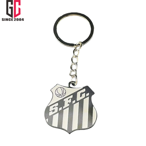 Llavero de metal esmaltado con logotipo de club de fútbol personalizado de fábrica de 14 años Llavero con logotipo del equipo de fútbol FC 2 - Product Image 5