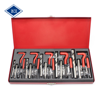 Kit de réparation de filetage 131 pièces avec inserts hélicoïdaux M5 M6 M8 M10 M12, assortiment compatible pour outils manuels d'atelier automobile