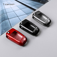 T-Carbon Kohle faser Autos chl üssel abdeckung Schlüssel anhänger Schlüssel halter Passend für GM Schlüssel tasche VW GTI SKODA Autozubehör Schlüssel etui