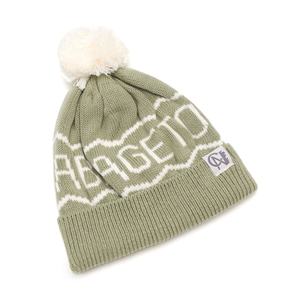 Chapeaux d'hiver personnalisés avec logo tissé, bonnets en tricot jacquard - Product Image 2