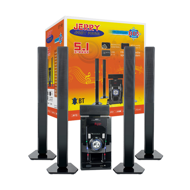 Factory Direct OEM High End Tower Speaker Modern Home Theatre System 5.1 Speaker With Subwoofer Home