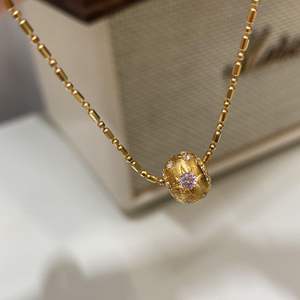 Collar de Plata de Ley S925 con Estrella Pequeña de Plata Cepillada y Diamantes de Colores, Colgante de Danubio, Collar de Moda Exclusivo - Product Image 4