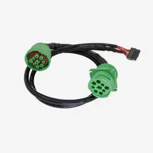 OEM OBD2 Molex cocok mikro 12Pin jeto 9Pin konektor steker Y kabel Harness kabel mobil