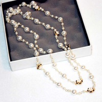 Célèbre Camélia Long Collier Bijoux Fleurs Sautoir Collier Femme Perle Collier Collares Largos Femmes