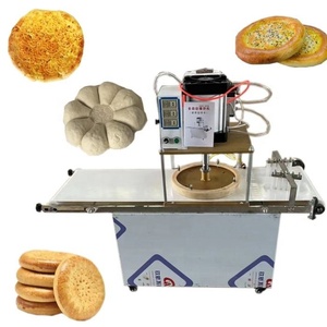 Machine à pizza multifonctionnelle en acier inoxydable 304, capacité de 350-450 kg/h, pour la fabrication automatique de roti, flexible et polyvalente - Product Image 3