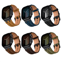 Bracelet de montre en cuir blanc de luxe sur mesure pour Louis Vuitton Apple I Ultra 9 4 Ka