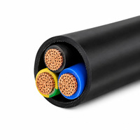 Câble gainé PVC H05VV-F, 2 conducteurs, norme VDE, câble d'alimentation, gaine PVC, câble électrique multiconducteurs