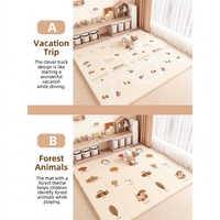 Grand tapis de jeu pliable en mousse XPE pour bébé, épais, à motifs de dessins animés, lavable à la main, pour enfants, prix abordable
