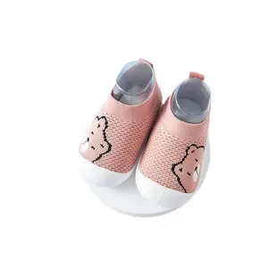 Toptan topuklar bebekler-Bahar ve yaz çocuk yumuşak tabanlı bebek ayakkabısı moda yeni bebek çocuk ayakkabı değil damla topuk nefes olmayan kaymaz ayakkabı