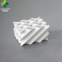 Conjunto de Empaque Cerámico Estructurado, Empaque de Torre Cerámica Corrugada para Columnas de Absorción y Destilación de Medios Corrosivos