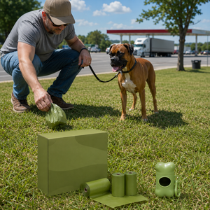 Bolsas de Basura para Mascotas de PE Duraderas Personalizadas OEM, Extra Gruesas y a Prueba de Fugas para Paseos de Perros al Aire Libre, Suministro de Fábrica de China y Vietnam - Product Image 5