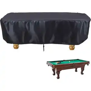 غطاء لطاولة البلياردو 7/8/9 قدمًا أغطية طاولة البلياردو 420D من البوليستر للداخل والخارج