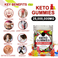 Wellbody OEM/ODM Vente en gros Complément alimentaire Keto Gummy Candy Vitamines Perte de poids Brûleur de graisse Vinaigre de cidre de pomme de qualité alimentaire