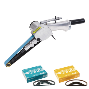 Mini lijadora de banda neumática de 3/8 pulgadas, dispositivo de lijado portátil, <span class=keywords><strong>herramienta</strong></span> abrasiva eficiente para reparación de carrocerías de automóviles, calidad CE RoHS - Product Image 6