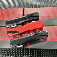 Couteau OTF 19CM, lame en acier Damas, manche en alliage de zinc, couteau pliant de poche portable, camping en plein air, EDC, OEM personnalisé, vente en gros