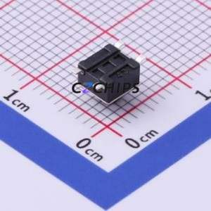 UK-B0206G43-SP25Y Tactile Switch SMD-4P,4.5x4.5mm Switch Single Pole Single Throw Round Button 2.5N Vertical Mount - Product Image 2