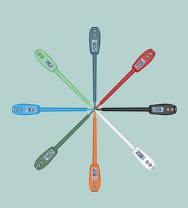 Termômetro de carne de caneta quente, termômetro digital simples para testes de carne com sonda, termômetro líquido para leitura instantânea - Product Image 6