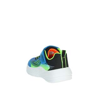 Skechers Baskets pour enfants Bleu Orange 403926L Chaussures en toile tendance - Product Image 2