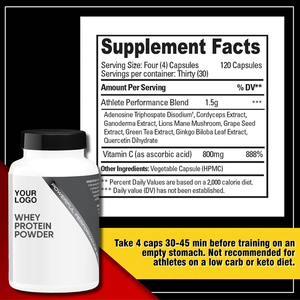 Les capsules OEM de protéines de lactosérum pour augmenter la masse musculaire aident à réparer et à entretenir les muscles pour la nutrition sportive avant l'entraînement - Product Image 2
