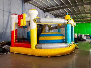 Çılgın Bilim Laboratuvarı Şişme Oyun Evi Kaydıraklı Kombinasyonu |   Ticari Kiralık Şişme Oyuncaklar, Fabrikadan Doğrudan - Product Image 4