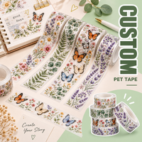 Fabricant de rouleaux d'autocollants en ruban PET personnalisés, kit créatif pour Junk Journal