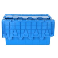 Bacs de rangement en plastique empilables et emboîtables, robustes, réutilisables, fiables, pour le déménagement