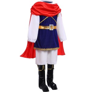Set Costume da <span class=keywords><strong>Piccolo</strong></span> <span class=keywords><strong>Principe</strong></span> MINCO per Bambini, Outfit da <span class=keywords><strong>Principe</strong></span> Reale per Festa di Halloween con Mantello e Accessori - Product Image 2