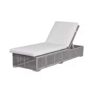 Haut de gamme Design moderne extérieur jardin Patio hôtel aluminium <span class=keywords><strong>Chaise</strong></span> <span class=keywords><strong>Longue</strong></span> 7cm coussin lit corde <span class=keywords><strong>piscine</strong></span> soleil <span class=keywords><strong>chaise</strong></span> <span class=keywords><strong>longue</strong></span> lit de haute qualité - Product Image 2