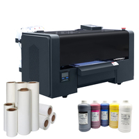 Mesin Printer DTF Otomatis Presisi Tinggi Baru 30cm dengan Dual Head Epson XP600 untuk Transfer Kaos Digital dengan Papan Hoson