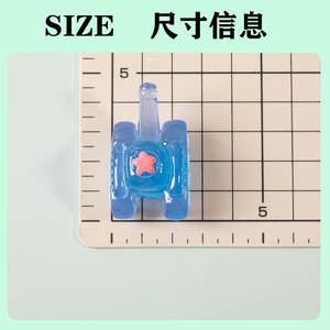 2025 Wholesale Hot-selling New Luminous Hidden DIY AccessoriesCartoon Resin Parts Car Ornaments <b>Toy</b> Products Mini <b>Tank</b> - Product Image 2