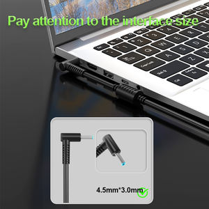 Адаптер питания 65 Вт 19.5В 3.33А 4.5*3.0мм для ноутбуков, зарядное устройство переменного тока для HP ENVY 17-J010US, синий штекер - Product Image 2