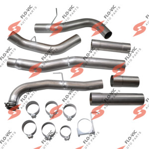 Flo-vic-5 "thép không gỉ 409 6.6l l5p hệ thống ống xả cho 2017-2023 2500/3500 đua xả với 4-Bolt mặt bích - Product Image 1
