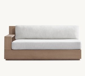 Canapé en teck d'extérieur, vente chaude des fabricants <span class=keywords><strong>MARBELLA</strong></span>, canapé de jardin, terrasse d'hôtel, siège de loisirs en bois massif, <span class=keywords><strong>villa</strong></span>, cour, canapé haut de gamme - Product Image 4