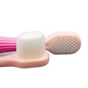 Children Toothbrush Soft Silicone Bristles With Tongue <b>Scraper</b> For Sensitive Kids Home Use - Product Image 5