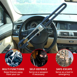 <span class=keywords><strong>Barre</strong></span> de sécurité universelle de <span class=keywords><strong>voiture</strong></span> de verrouillage de volant télescopique <span class=keywords><strong>antivol</strong></span> réglable <span class=keywords><strong>pour</strong></span> la protection du véhicule - Product Image 5