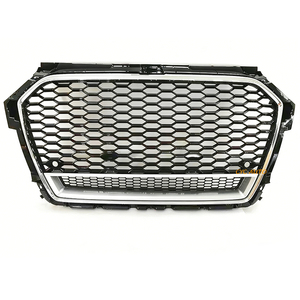 Griglia per auto di alta qualità RS1 a nido d'ape stile griglia paraurti anteriore con telaio inferiore per <span class=keywords><strong>Audi</strong></span> <span class=keywords><strong>A1</strong></span> 8X S1 LCI 2016 2017 2018 - Product Image 2