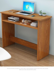 Escritorio de Computadora Moderno de 40 cm para Oficina, Montado en la Pared, Largo y Estrecho, Panel Rectangular de Madera de 30 cm de Ancho, Uso Comercial, <span class=keywords><strong>Mesa</strong></span> Lateral de Pared de 20 cm - Product Image 4