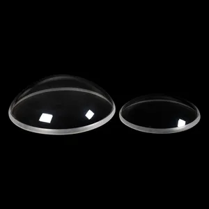 Özel çeşitli optik safir dome lens / BK7 K9/sigortalı silika cam dome lens koruyucu kamera için
