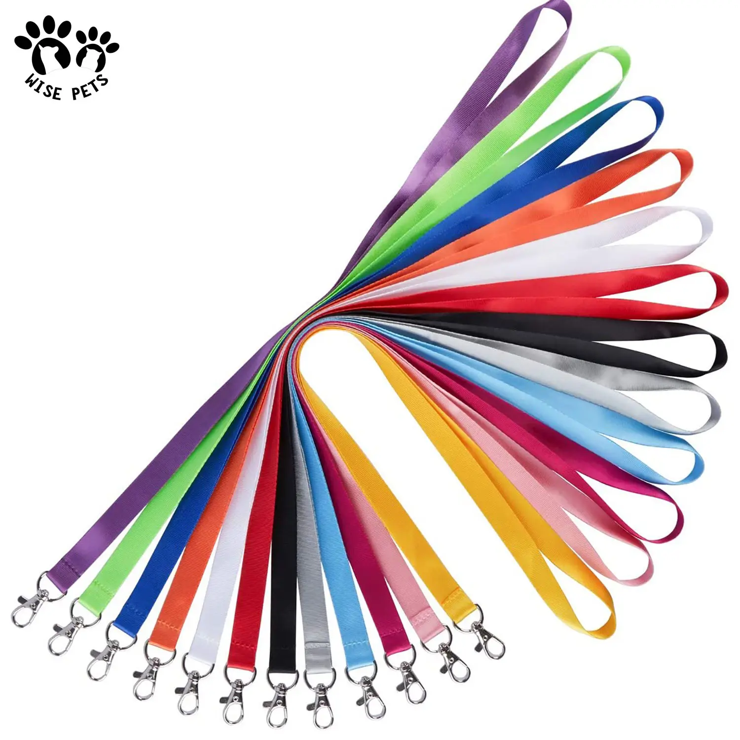Große Breite Satin Polyester-Halsband gewebte Schlüsselanhänger Schiedsrichter Pfeife Sicherheit einfarbig einfarbig Schlüsselbund individueller Nylon-Schlüsselanhänger mit Logo