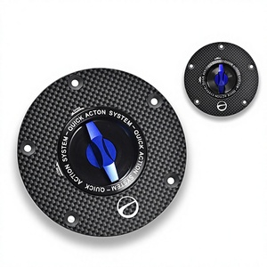 DTRAD pour SV600/SV1000 2003-2025 V-Strom DL Series GSR600/750 Bouchon de réservoir de carburant à ouverture rapide en fibre de carbone et alliage d'aluminium - Product Image 1