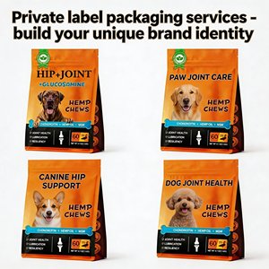 Compléments Masticables Naturels pour Articulations Canines : Glucosamine, Chondroïtine, Huile de Chanvre, Vitamine C – Pour Chiens Adultes (OEM/ODM) - Product Image 3