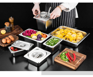 Khay Đựng Đồ Ăn Gn 11 Pan 1/1 Ss Gastro Gastronorm Khay Cỡ Khay Đựng Thức Ăn Bằng Thép Không Gỉ - Product Image 2