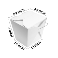Boîte à nouilles Yaoshi en papier kraft anti-fuite, biodégradable, micro-ondable, jetable, avec logo personnalisé pour livraison à emporter, pâtes rapides