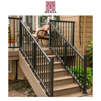 Modernes Design Balkon Outdoor Aluminium Treppen Handlauf Aluminium Balustraden Handläufe