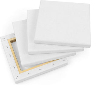 Pan Wenbo personalizado 100% algodón estirado blanco lienzo en blanco <span class=keywords><strong>para</strong></span> <span class=keywords><strong>pintar</strong></span> acrílico verter pintura al óleo arte medios lienzo - Product Image 1