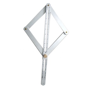Règle multifonctionnelle à <span class=keywords><strong>angle</strong></span> réglable en alliage <span class=keywords><strong>d</strong></span>'aluminium Outil <span class=keywords><strong>de</strong></span> <span class=keywords><strong>mesure</strong></span> à quatre coins Règle industrielle pliante - Product Image 4