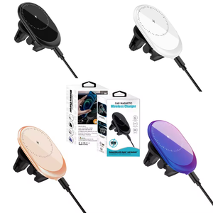 Chargeur magnétique sans fil 15W Chargeur de voiture Support de téléphone de voiture à charge rapide Support de téléphone magnétique puissant pour iPhone 12 13 14 15 - Product Image 5