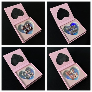 Venta caliente Lovely Handmade 3D Soft Gel Press On Nails Valentine's Nail Art Charms Nails PARA EL Día de San Valentín - Product Image 5