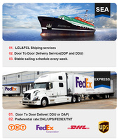 Excellent service d'expédition DHL UPS FEDEX Ali Express Agent d'expédition maritime et aérienne Chine vers Australie Pologne Moyen-Orient Maroc