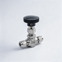 Manual Precision 316 Stainless Steel Needle Valve Fitting Reliable Leak Proof Control Industrial Fluid Gas Pressure Regulator
